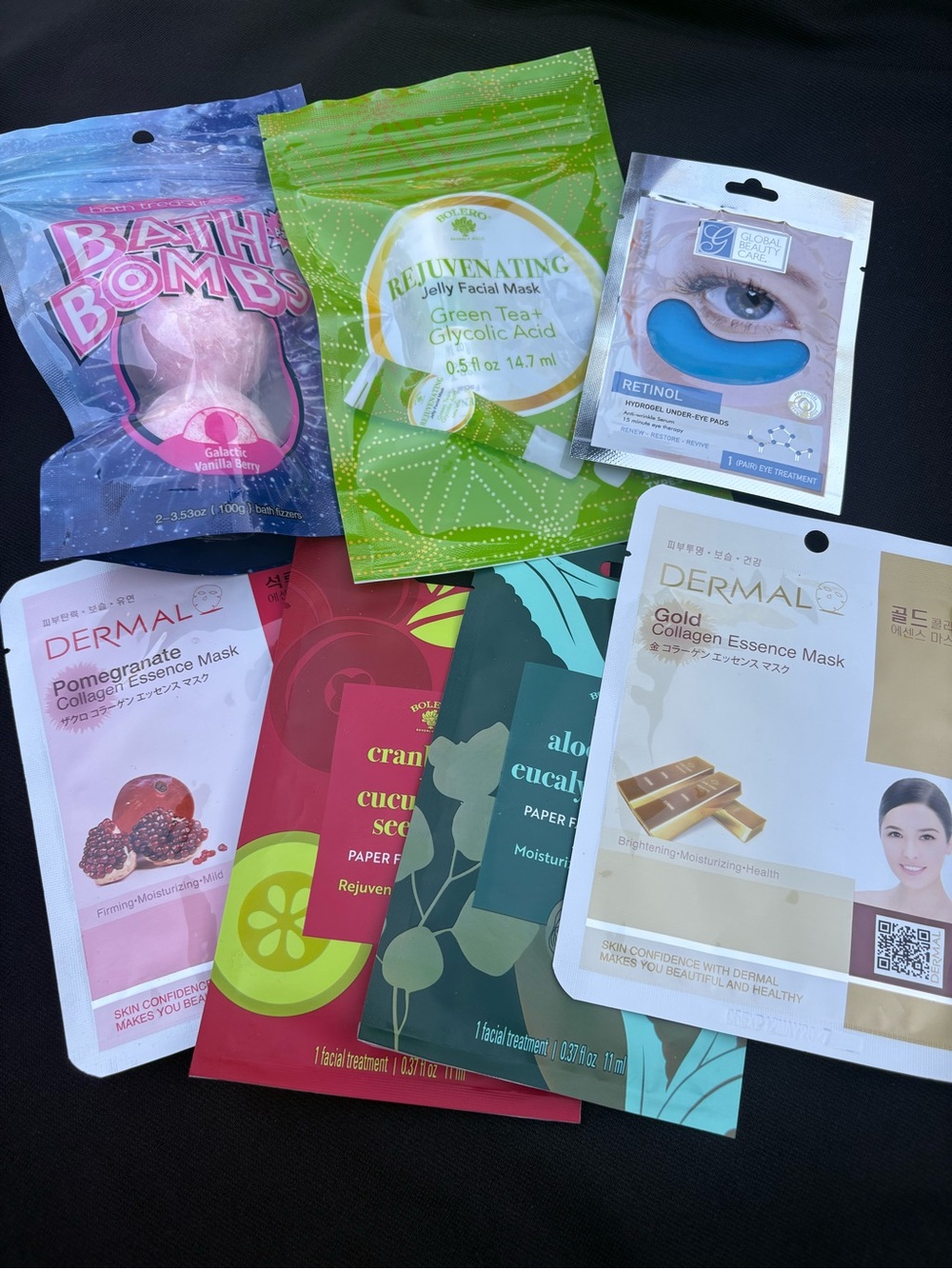 SPA Bundle - Bath Bombs - Facial Masks - Eye Pads
